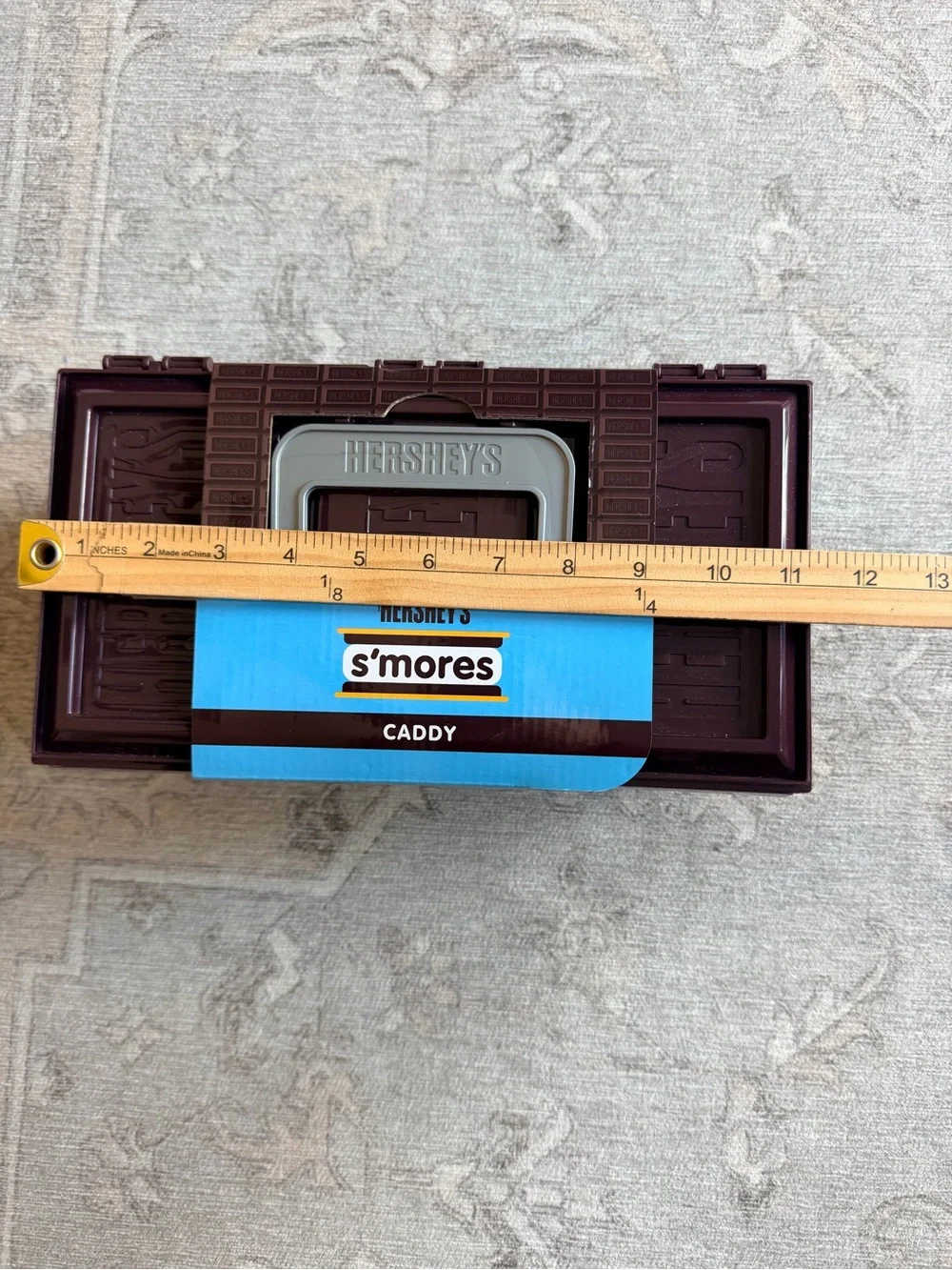 S'mores Caddy - Brown and Cream new! Ready for camping!